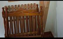 Cama para crianca de madeira boa ja desmontada hoje 18€