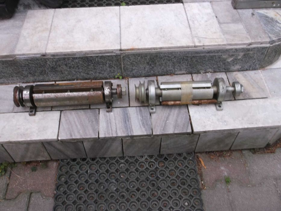 wiertła cylindryczne i na stożek morsa z epoki prlu