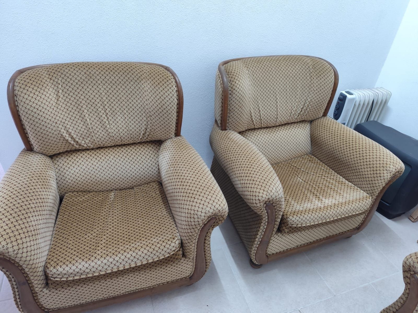 Sofá com 2 Poltronas