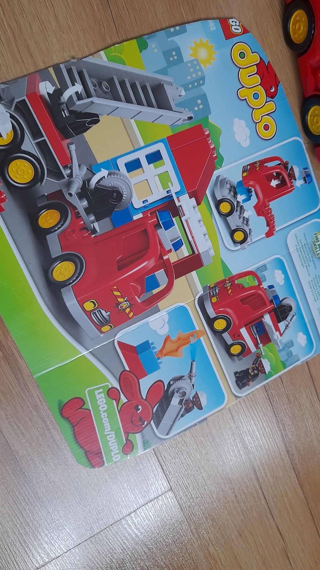 Lego duplo wóz strażacki straż pożarna