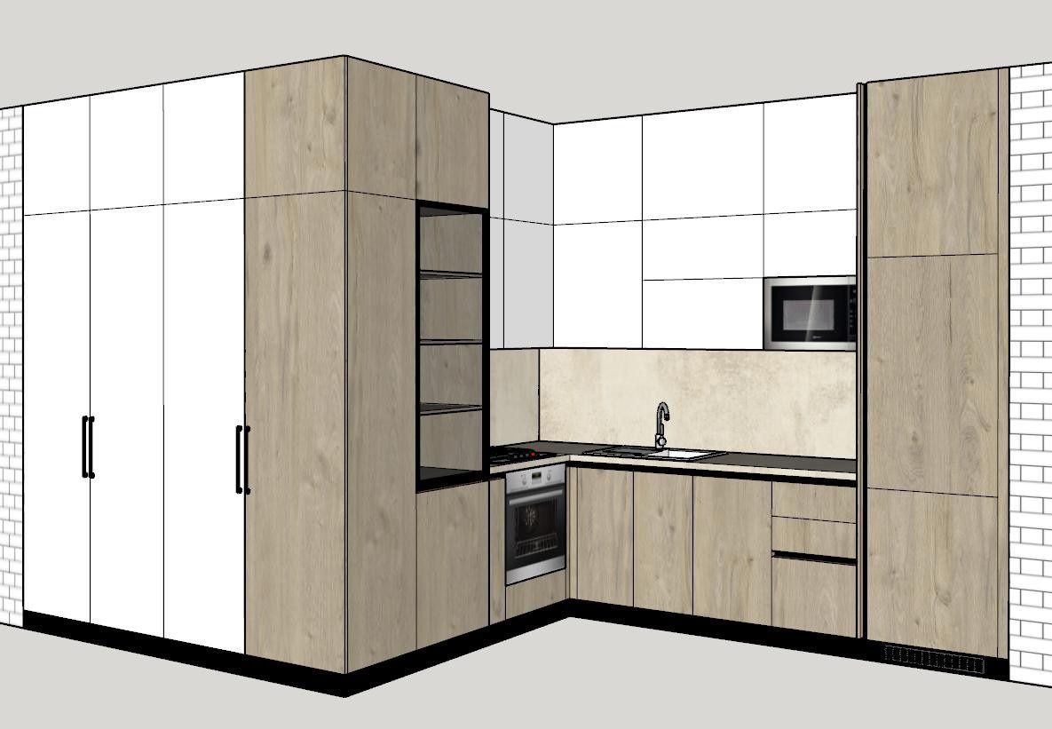 Візуалізація. Меблі. Швидко. 3д 3D графіка Sketchup дерев'яні вироби