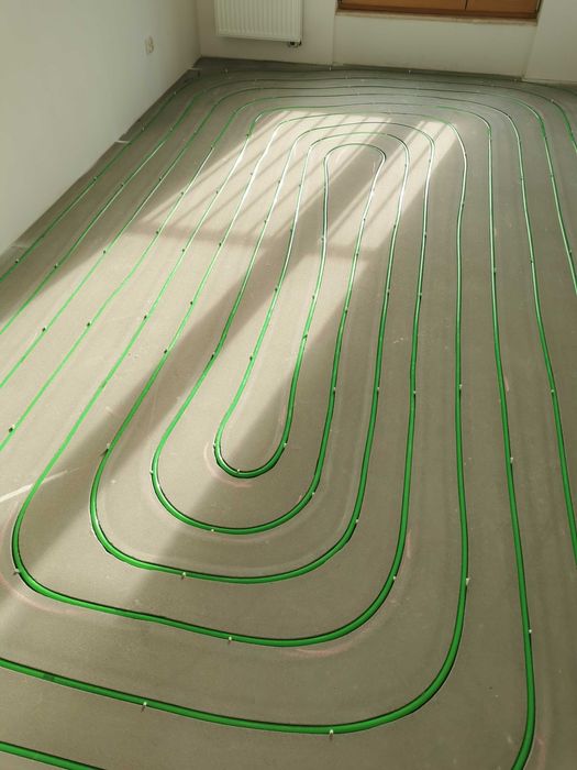 Frezowane ogrzewanie podłogowe frezowanie wylewki, wiercenie w betonie