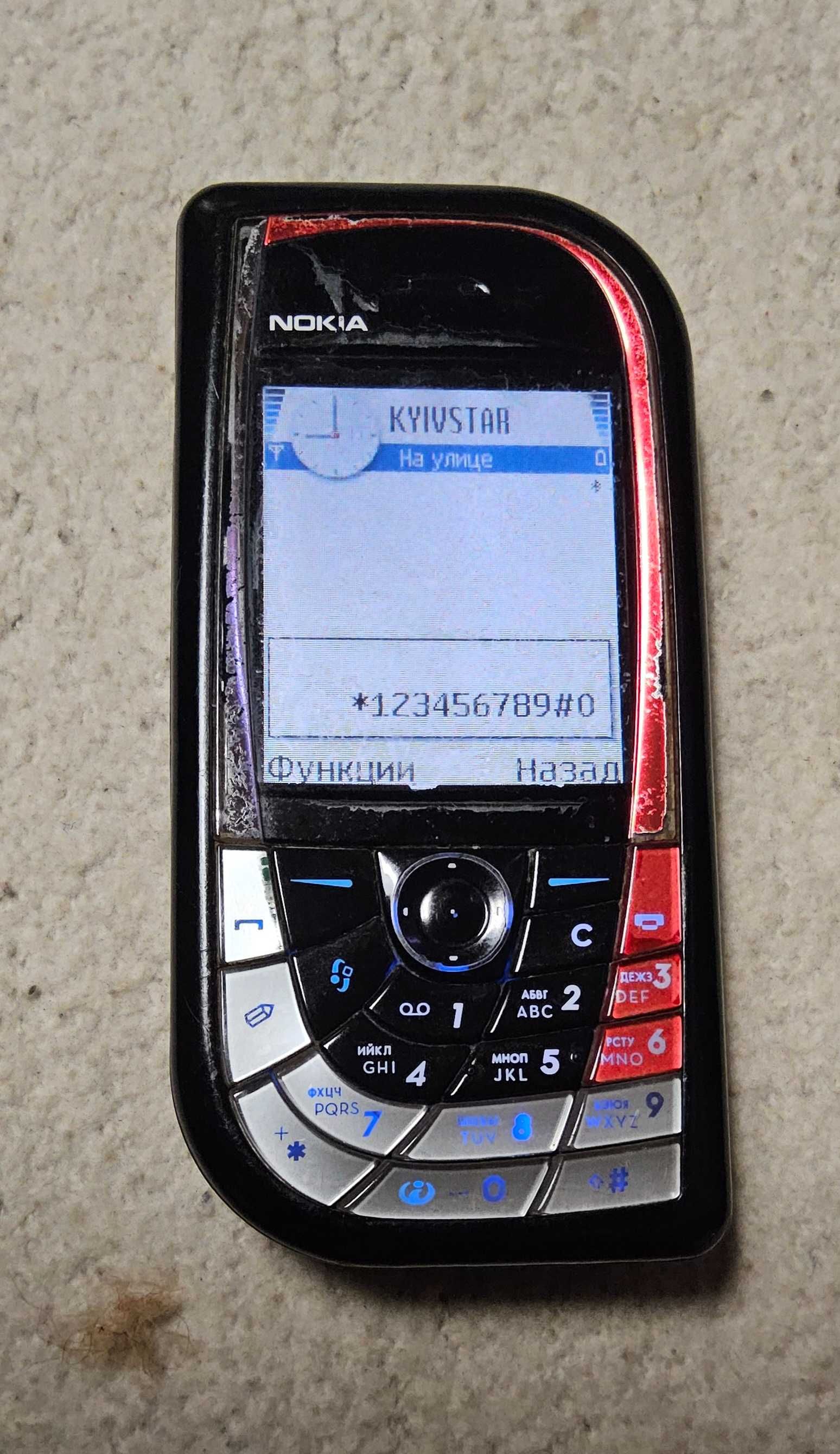 Мобильный, Nokia-7610,Finland, заряд,фарфор,статуэтка,карта,sharp