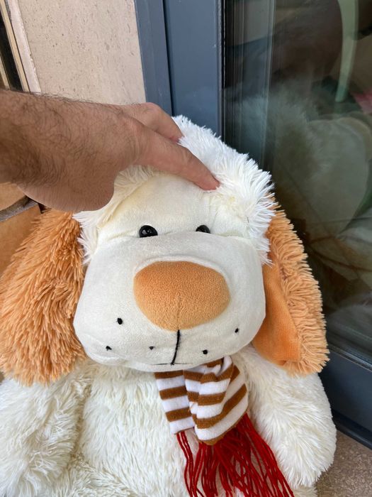 Peluche de Criança - "Cão com Cachecol"