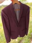 Męski Garnitur NOAK ASOS ZARA w kolorze burgund .