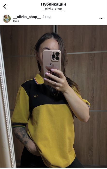 Поло від Fred Perry в розмірі L в ідеальному стані