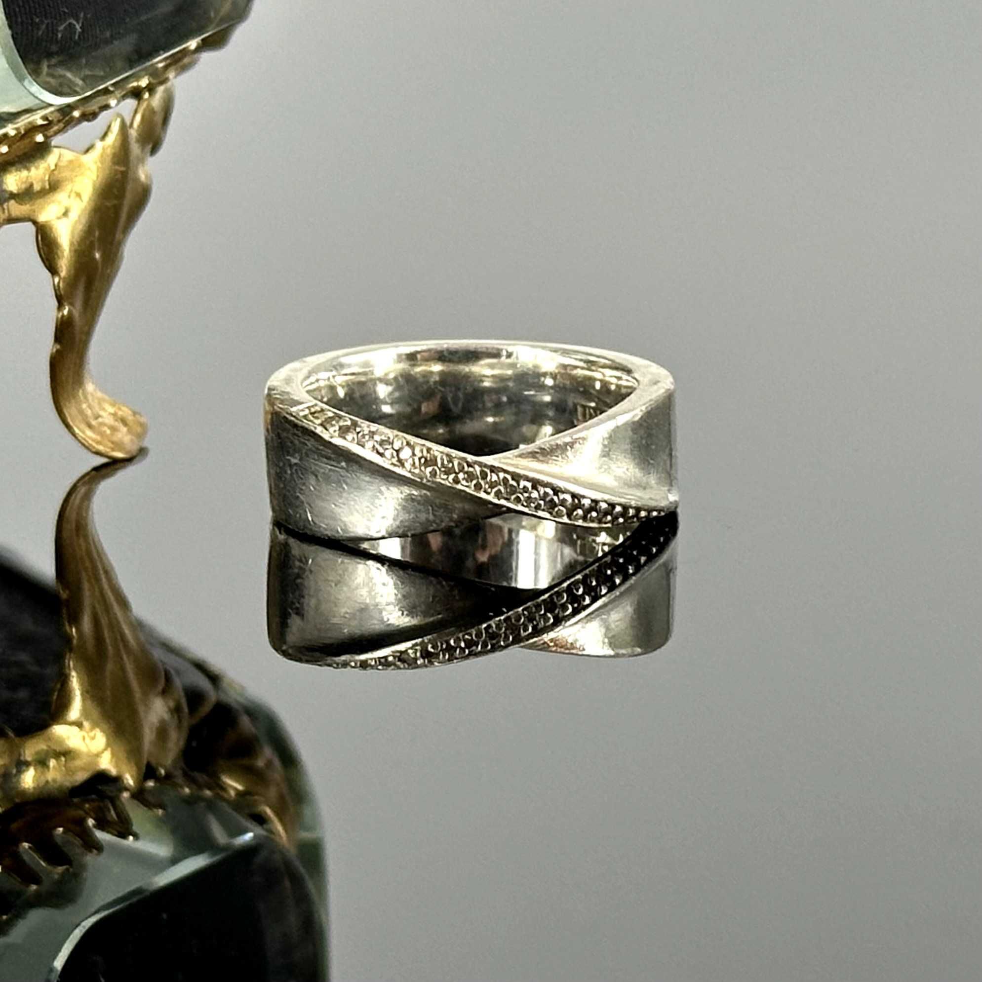 Srebro - Srebrny pierścionek ESPRIT z Cyrkoniami - próba 925