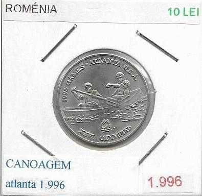 Moedas - - - Roménia - - - "Jogos Olímpicos - U.S.A. - 1996"