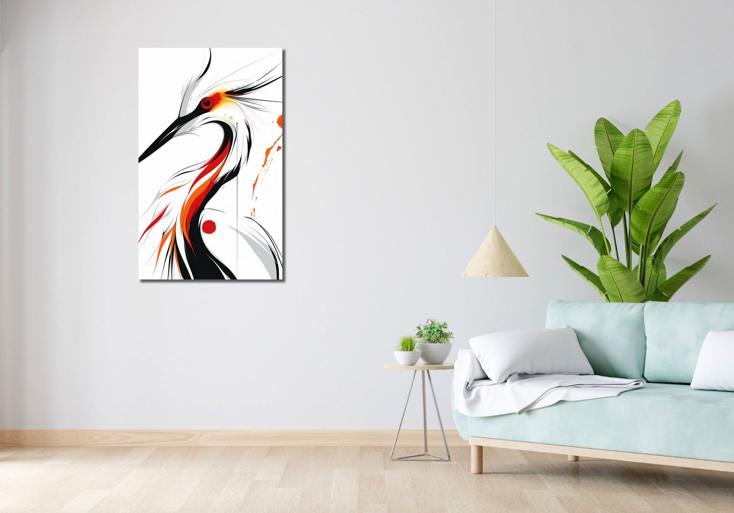 Obraz 60x100cm Bocian