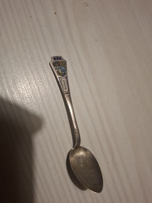 Łyżeczka kolekcjonerska borkum srebro