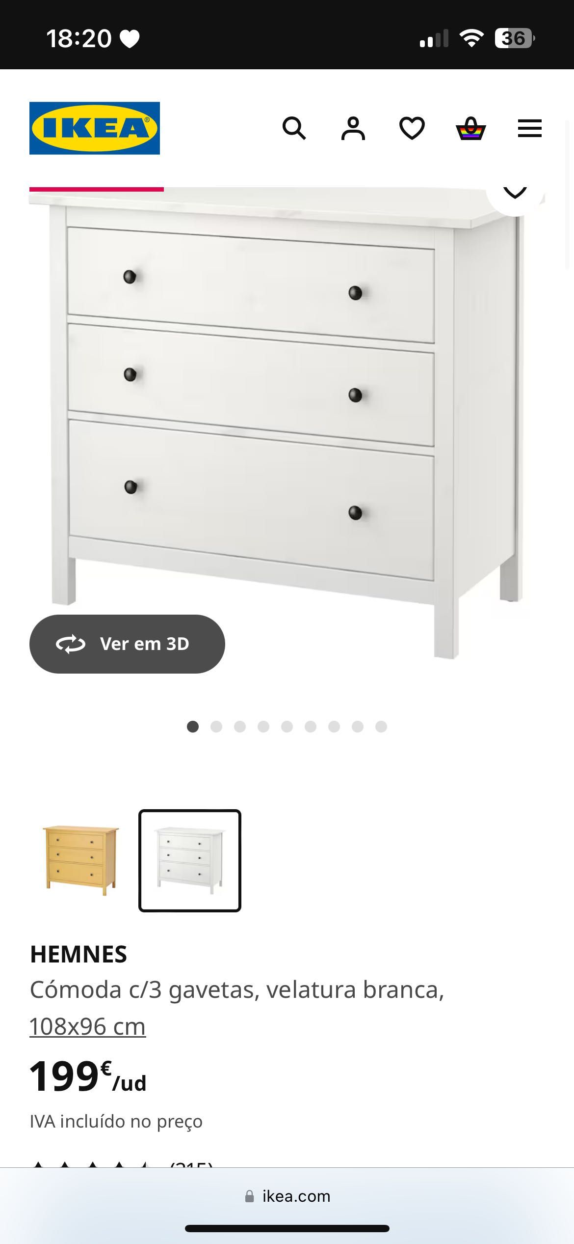 Cómoda Hemnes Ikea