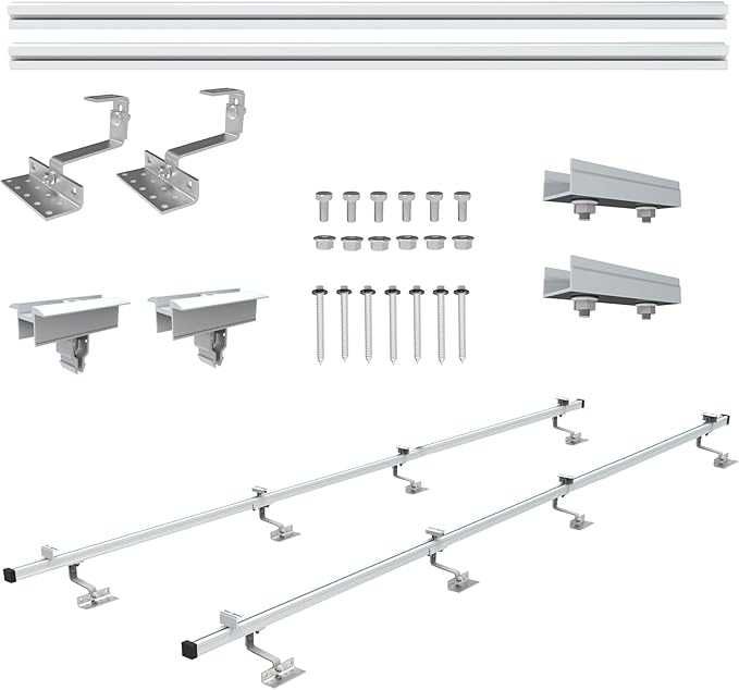 Stelaże do montażu paneli fotowoltaicznych + akcesoria