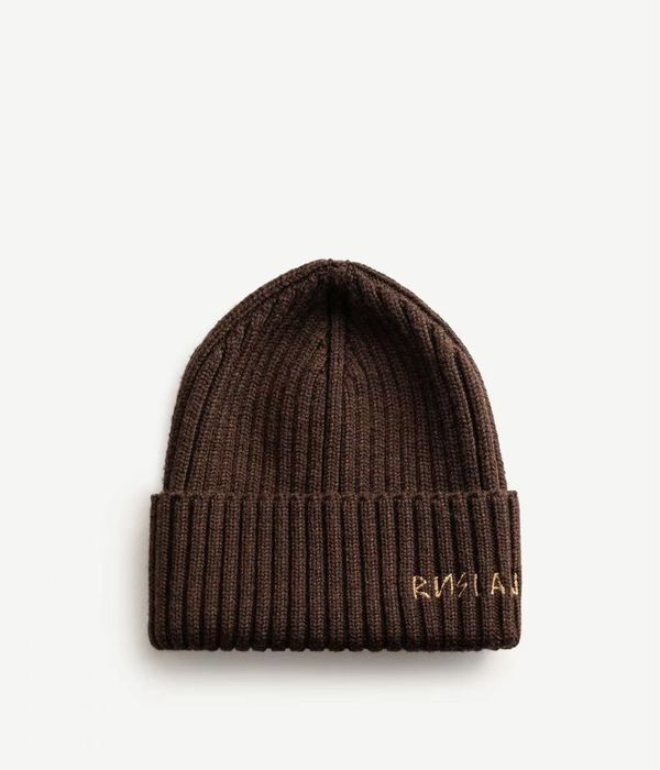 Шапка жіноча зимова  шарф чорна коричнева ryslan baginskiy  багінський