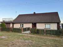 Dom w Gębicach Gm. Czarnków, garaż, balkon, pomieszczenia gospodarcze