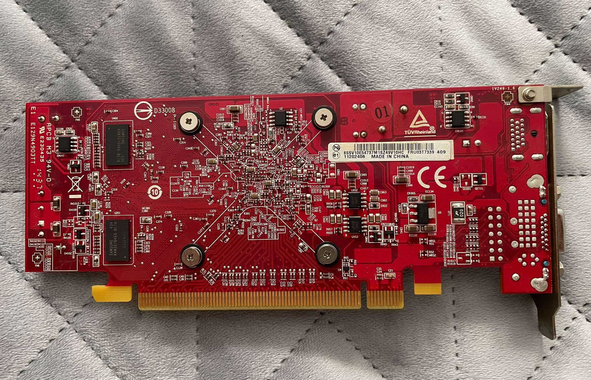 Karta graficzna Ati NISKI PROFIL HDMI krótki śledź pcie