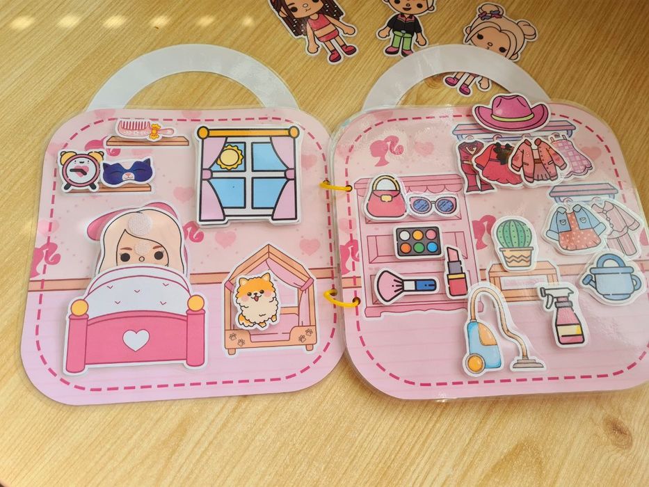 Книга Тока бока барбі, гра на липучках