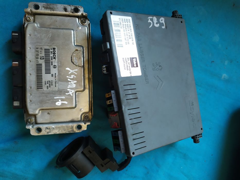 Conjunto imobilizador centralina citroen xsara 1.6 gasolina de 2001