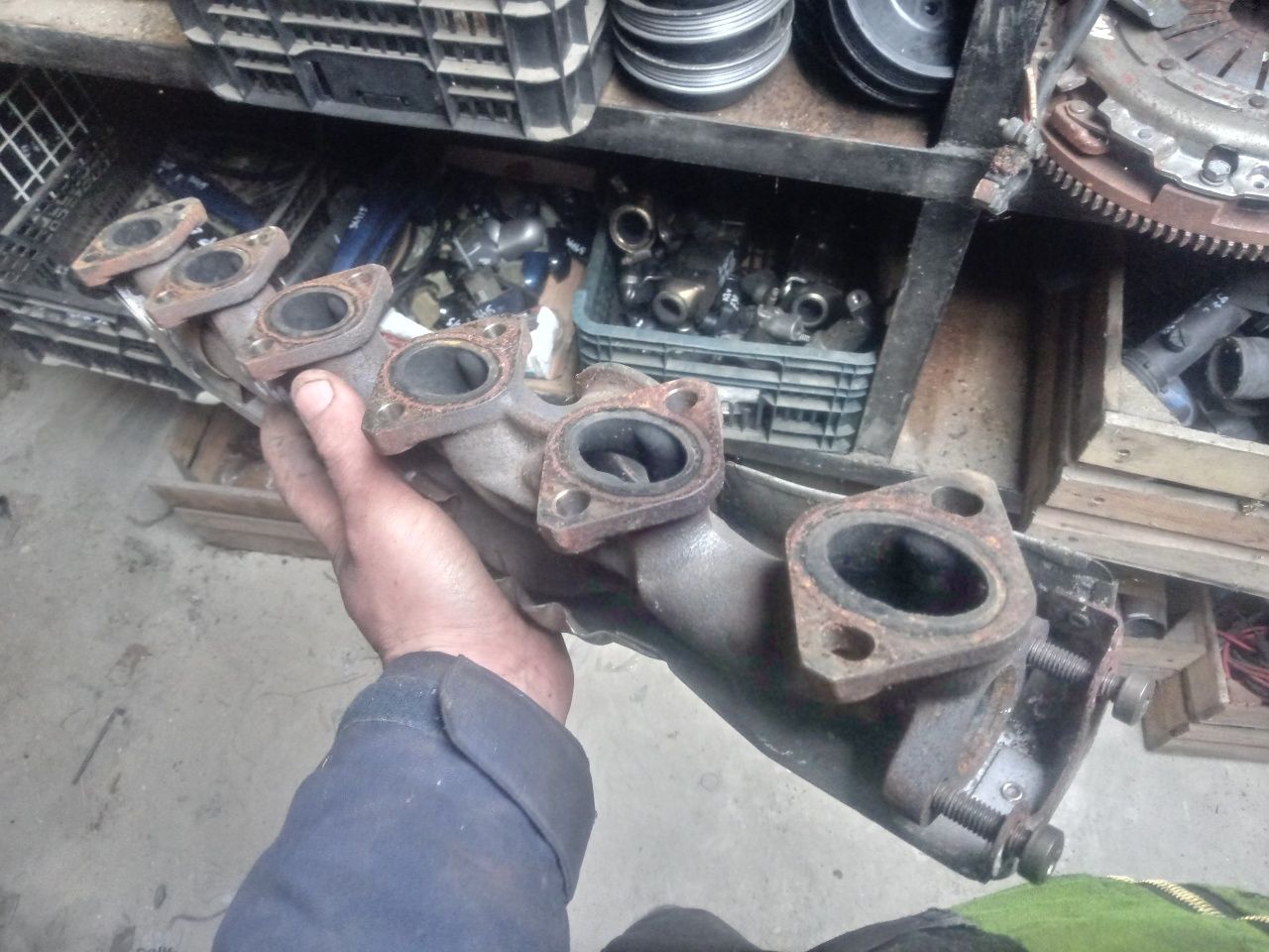 Kolektor wydechowy bmw e60/61 M57N2 3.0d 231KM 6d3
