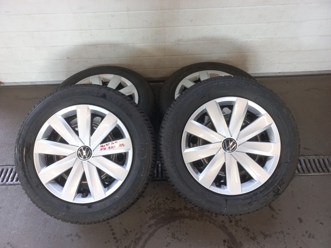 Koła zimowe 16" 5x112 do VW, Audi, Skoda - Nowy komplet!