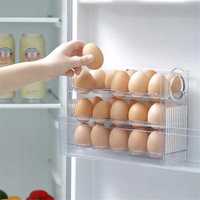 Контейнер для зберігання яєць органайзер для яєць у холодильник, лоток