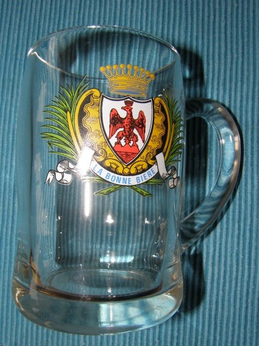 Francuski Kufel do piwa "LA BONNE BIERE" 400 ml ( dostępne 2 szt.)