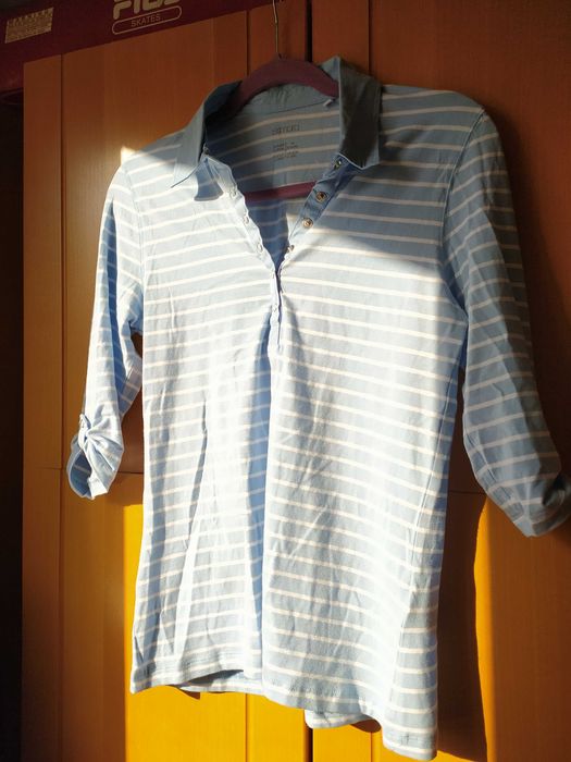 NOWA Bluzka koszula polówka damska paski rozm 36 38