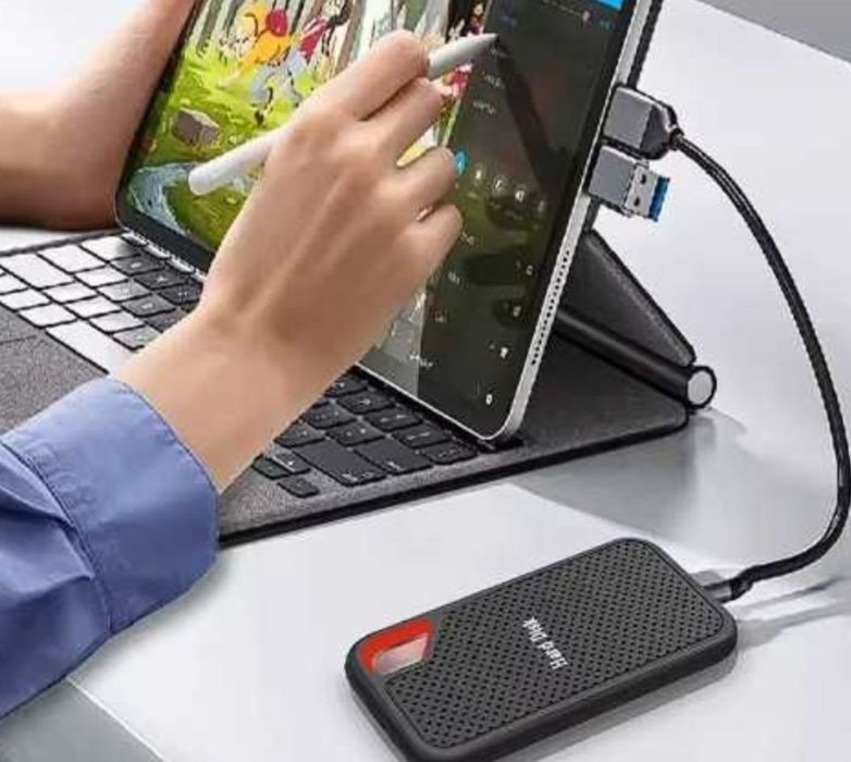 2TB DYSK SSD ZEWNĘTRZNY przenośny USB 3.1 2000Gb