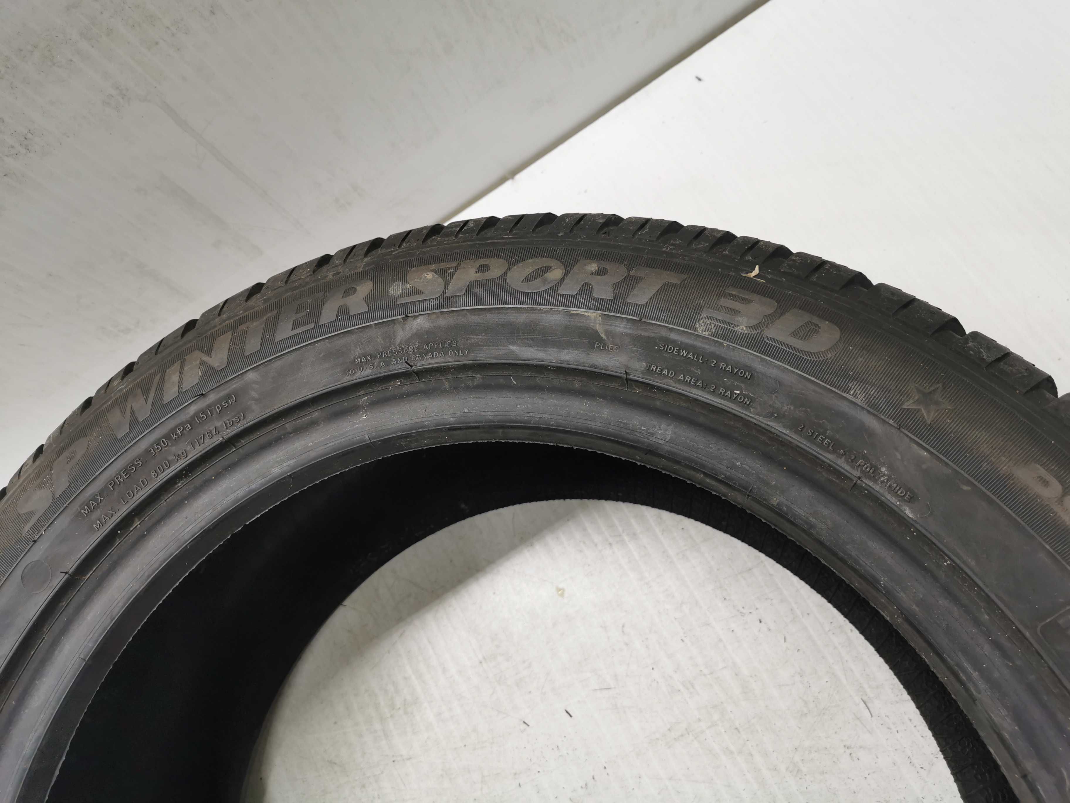 1x Dunlop SP Winter Sport 3d 245/50r18 100H RSC Rant N0902