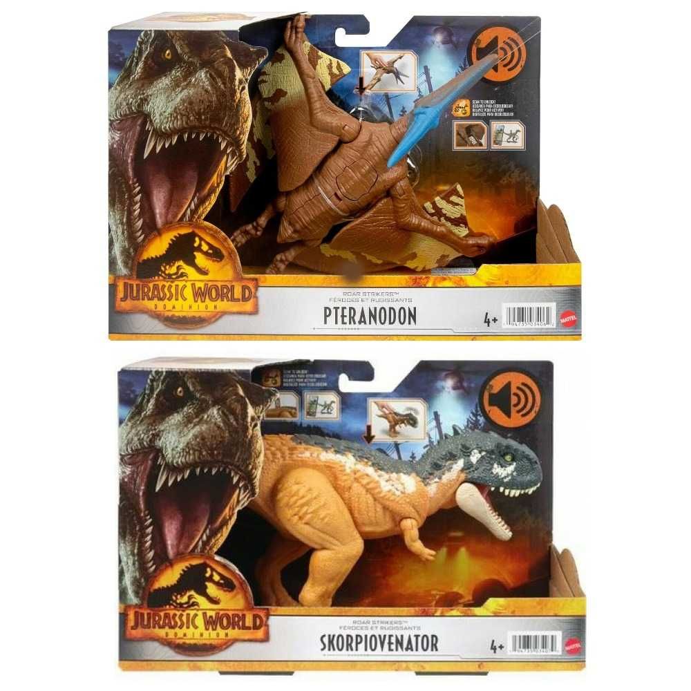 Динозавр Скорпиовенатор Птеранодон Jurassic World Mattel HDX37 HDX42