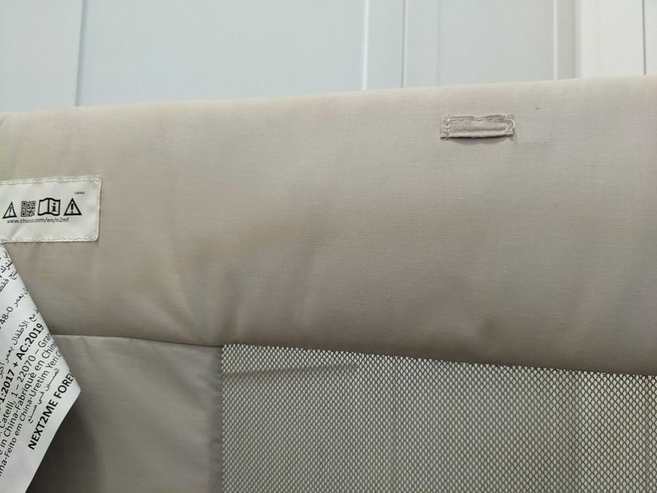 Łóżeczko dostawne Chicco Next2Me Forever beżowe