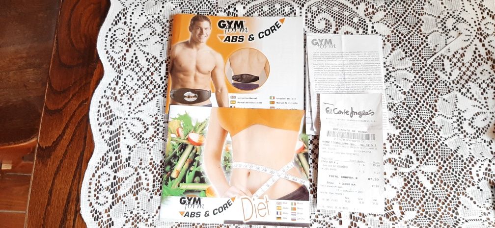 Cinto abs gym form/massagens