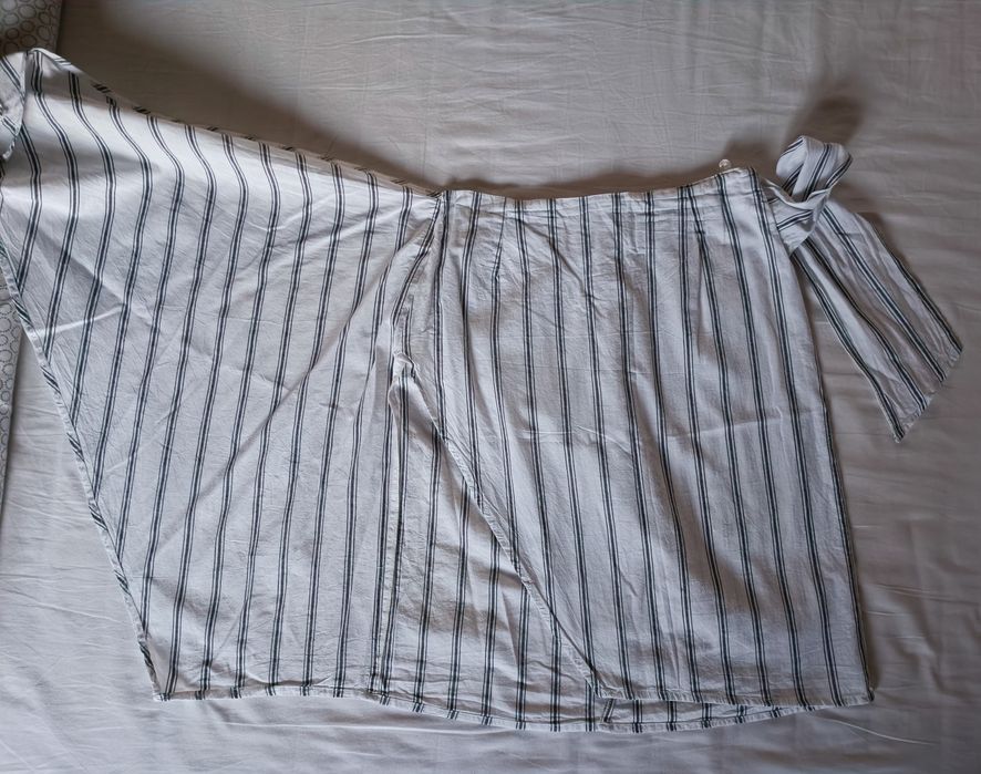 Pepco biała wiązana na biodrze spódnica L/pasuje na M