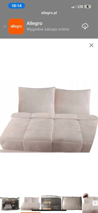 Kołdra 200x220 Cloud of luxury biala
