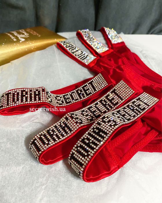 Білизна трусики зі стразами камінцями Victoria’s secret