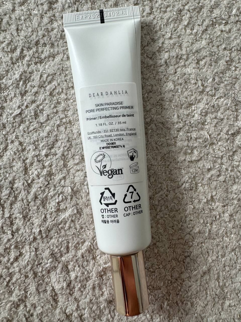Dear Dahlia Pore Perfecting Primer