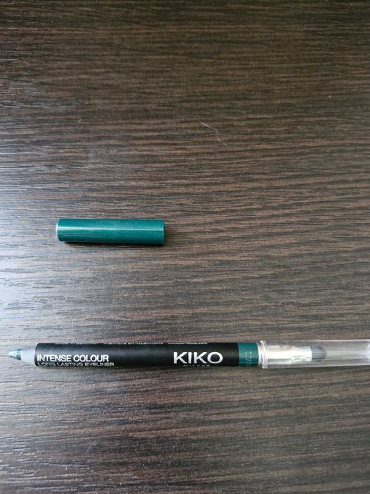 Олівець для очей смарагдовий kiko milano long-lasting eyeliner