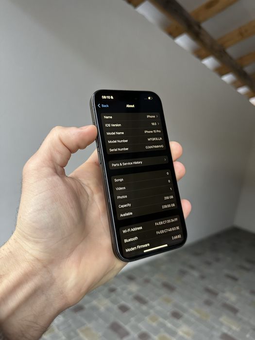 Iphone 15 pro 256 gb