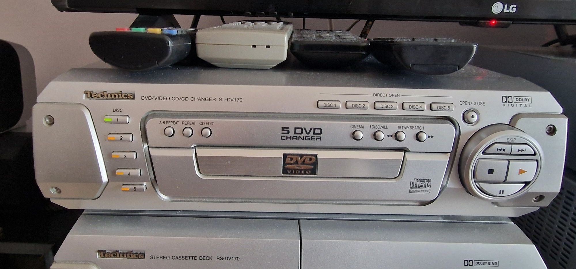 Aparelhagem Tecnics SA-DV170 com leitor dvd