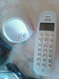 Telefone branco sem fios