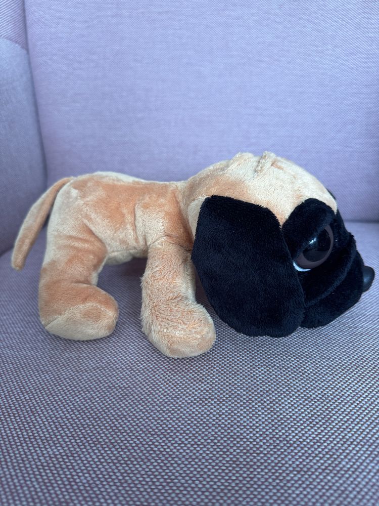 Ming Ren Pug Dog Mops Piesek maskotka wysokość 25cm.