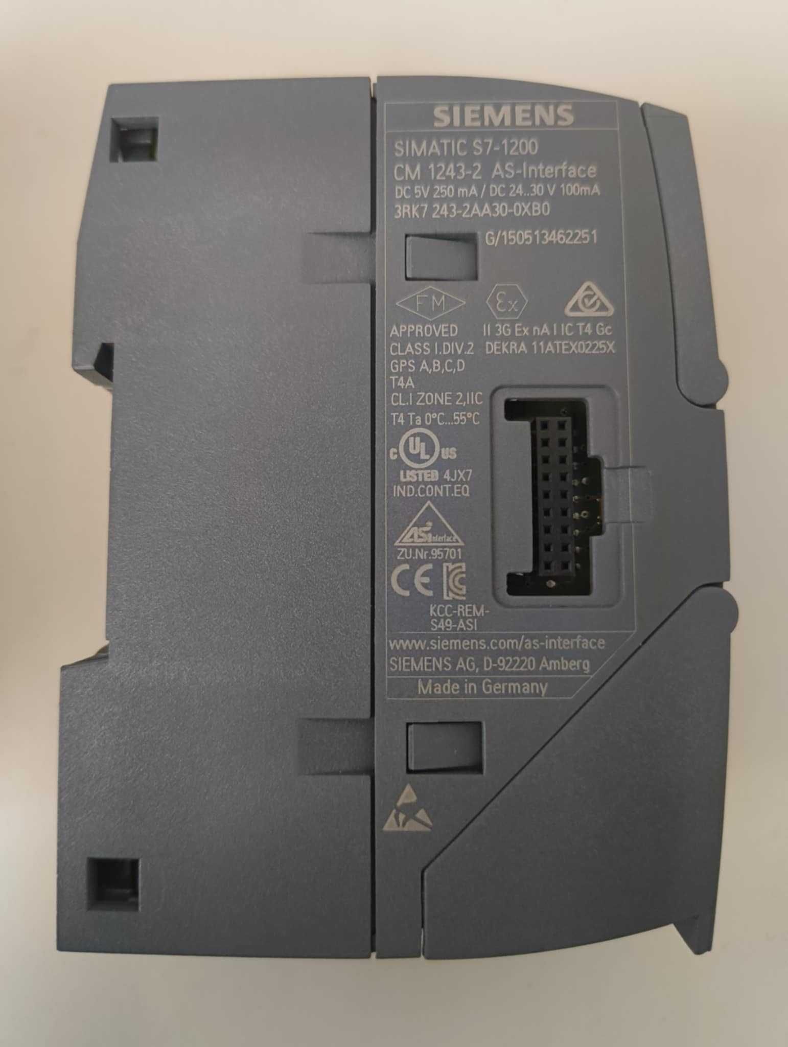 Siemens Simatic S7-1200 moduł CM 1243-2 AS-i Master i DCM 1271