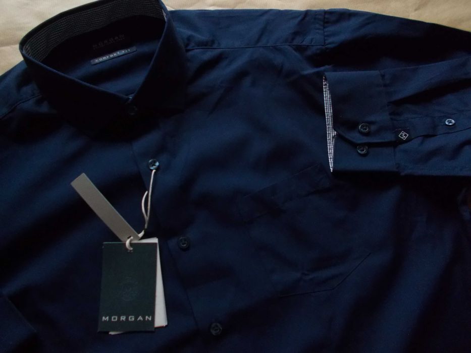 -2XL- MORGAN Premium, Nowa Koszula Męska 2XL /44 cm/ Szwajcaria