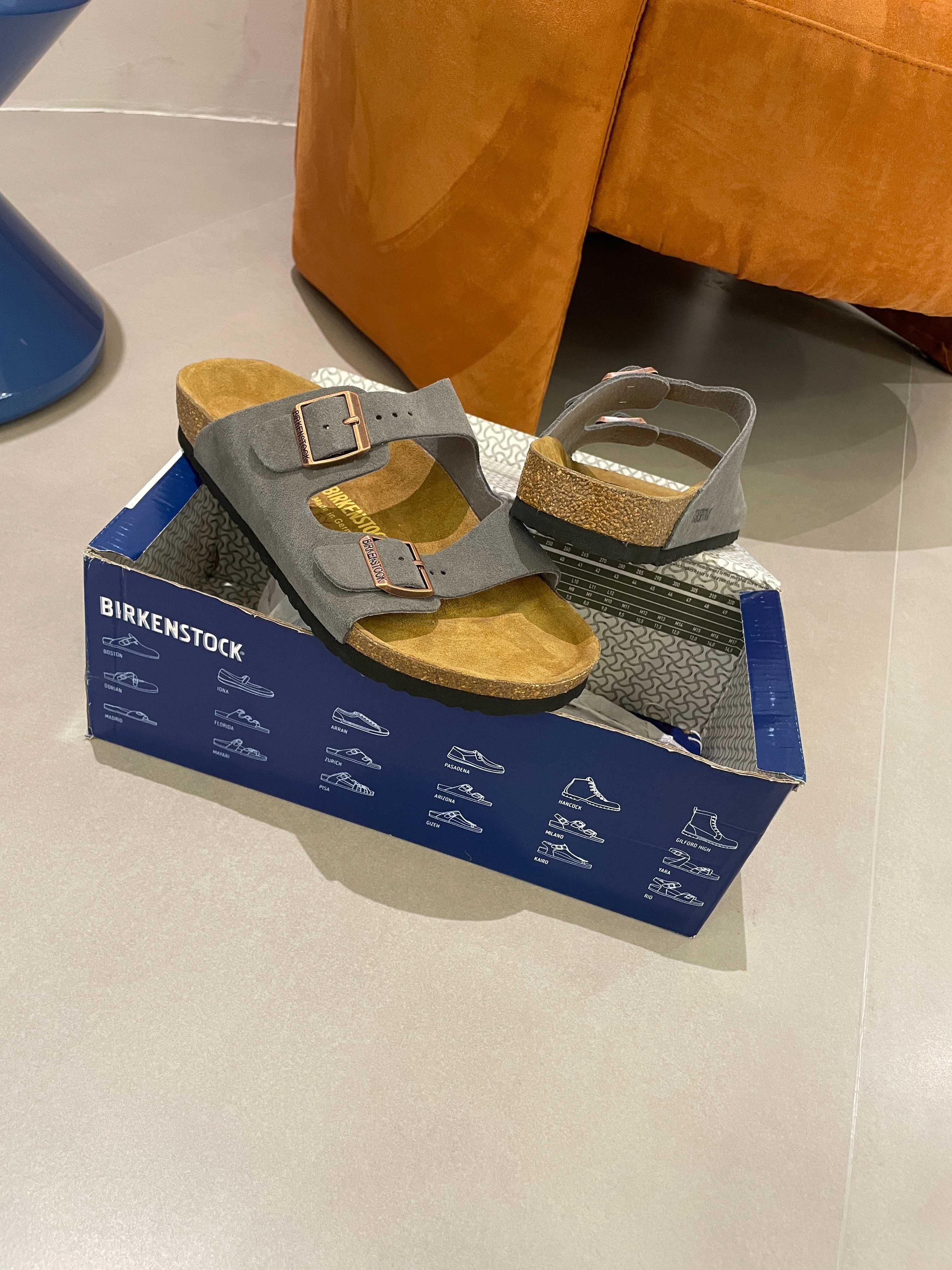 Birkenstock Kapcie damskie Szary 42