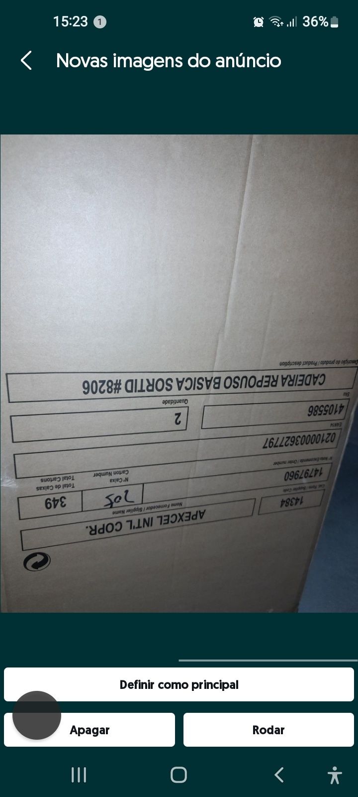Espreguiçadeira de  bebé