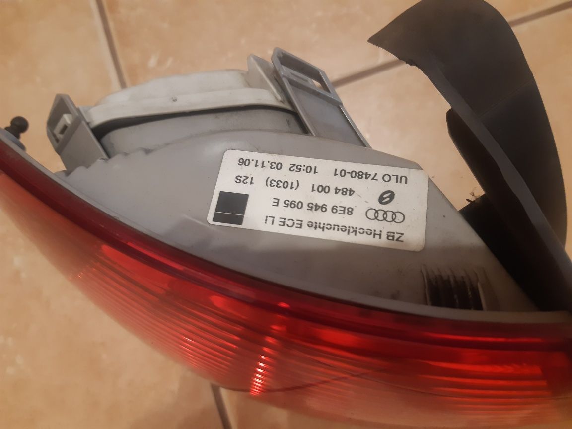 SPRZEDAM Lampa lewa tył audi a4 b7 avant w błotnik

Sprawna