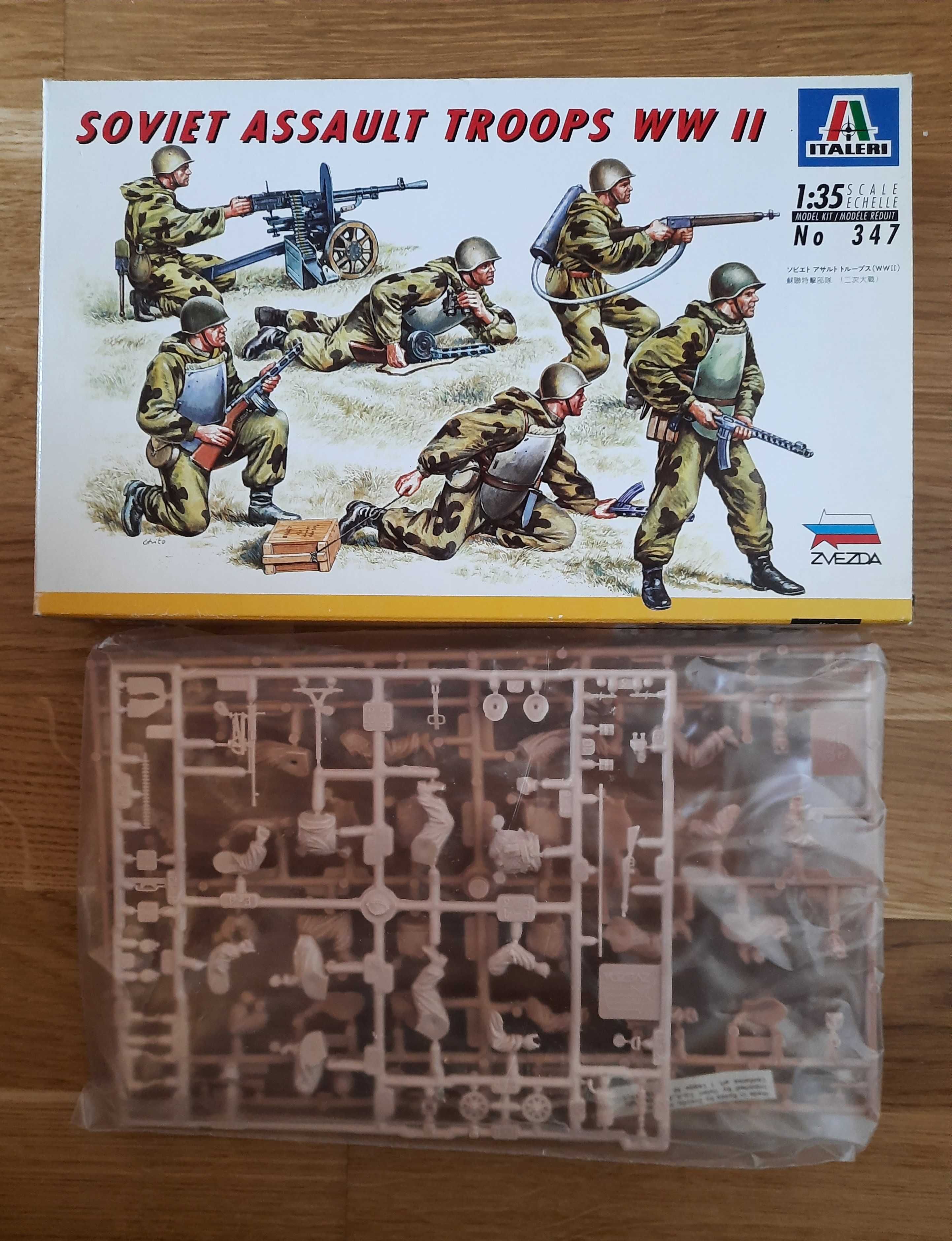 Model do sklejania Italeri Soviet Assault Troops WWII skala 1/35