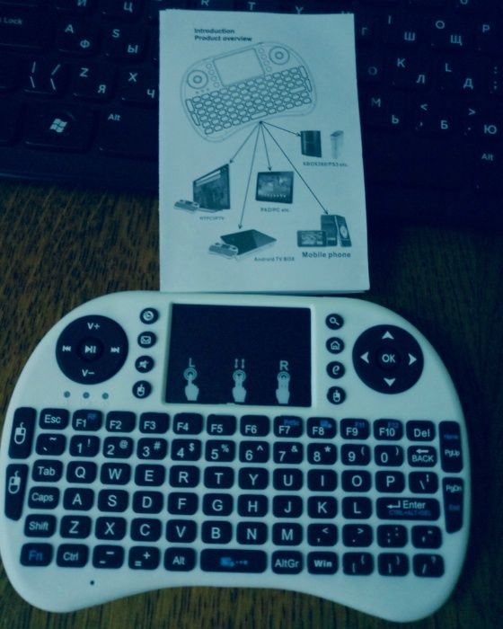 Бездротова mini клавіатура миша smart TV мыша