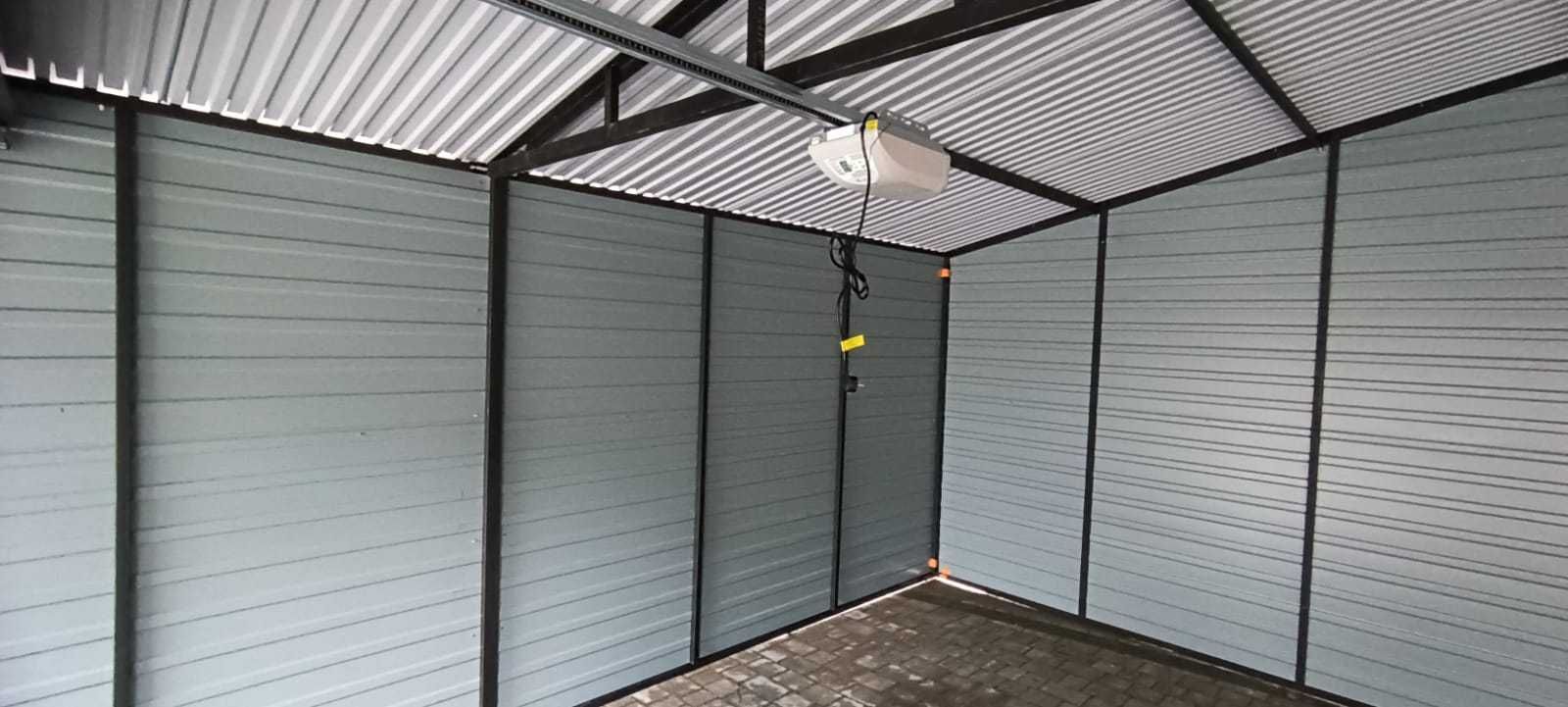 Garaż Blaszany Drewnopodobny Premium 6x7 7x6 7x7 4x6 3x5 5x5