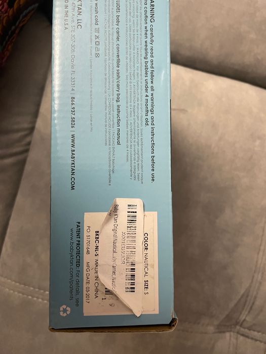 Chusta do noszenia niemowląt BabyKtan rozmiar S