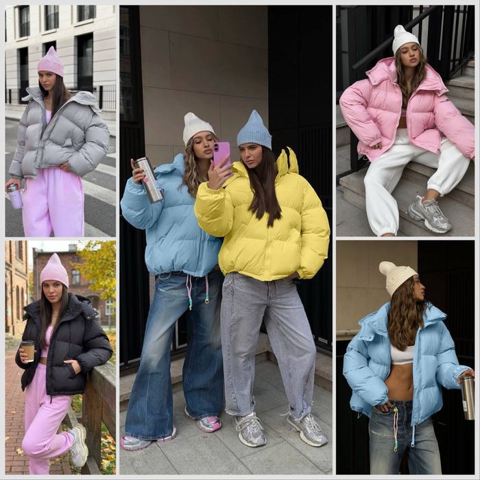 Женская зимняя куртка с капюшоном/Жіноча зимова куртказ з капюшоном H